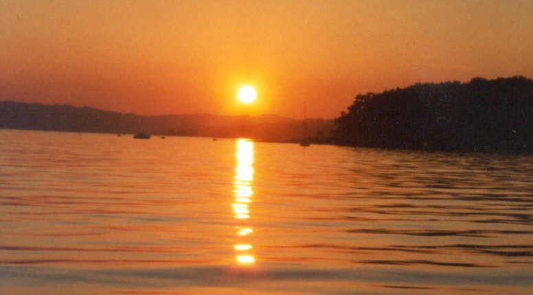 Sonnenuntergang Zürichsee